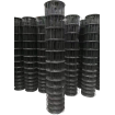 Black Welded Dog Mesh Graduated PICKUP Fencing - 1.2m x 30m - Galvanized