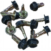 17mm Black Screws x100 - For U Clips