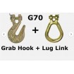 Drag Recovery Chain 8mm x 9m Long G80 + G70 Grab hooks PICKUP
