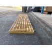 FRP Walkway or Stair Treads PICKUP PRICE Anti Slip Resin Fiberglass 1220mm x 310mm 12x12 GREY Grit Stairs