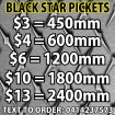 Star Pickets PICKUP 450mm 